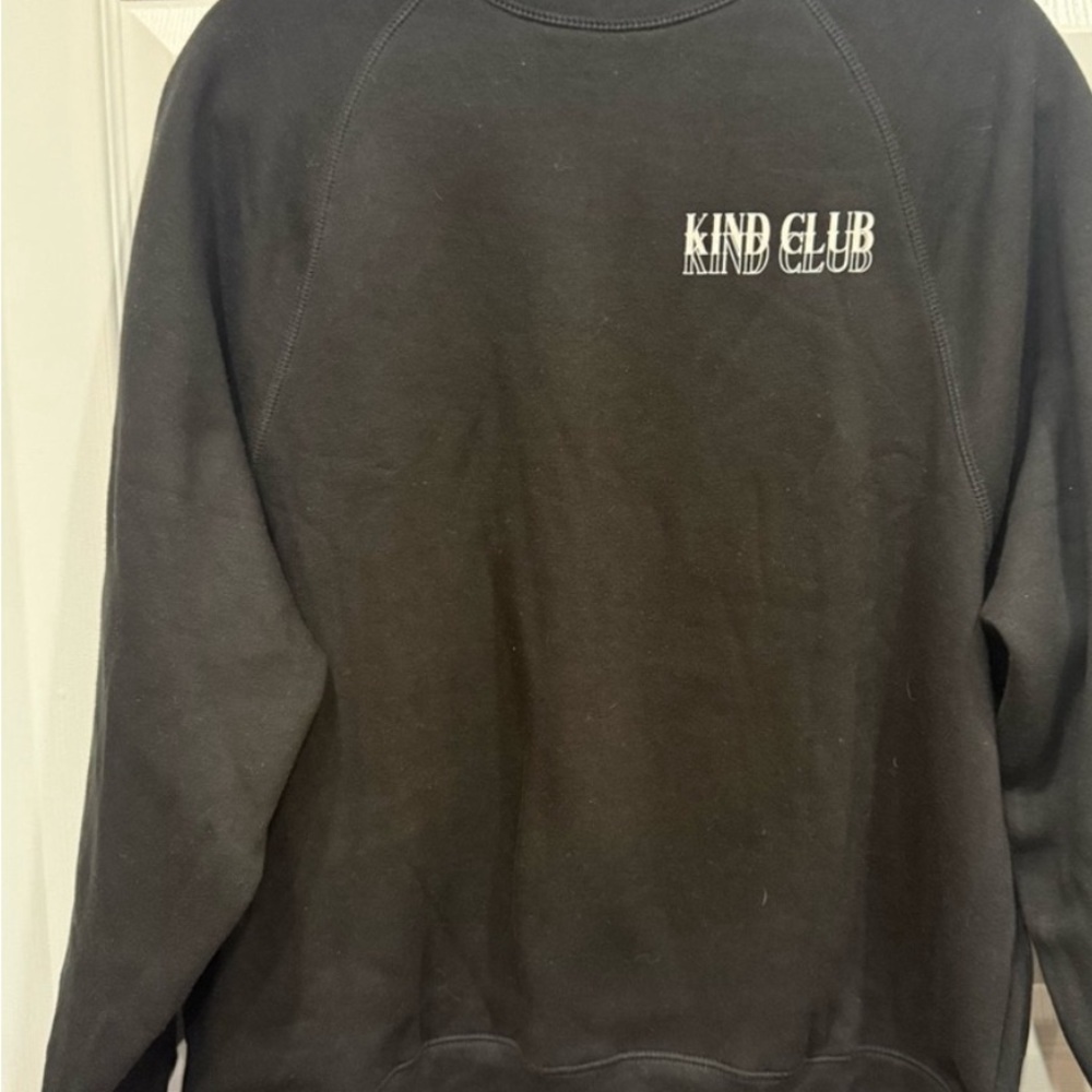 NWT BRUNETTE THE LABEL KIND CLUB big sister fit m/l sweater